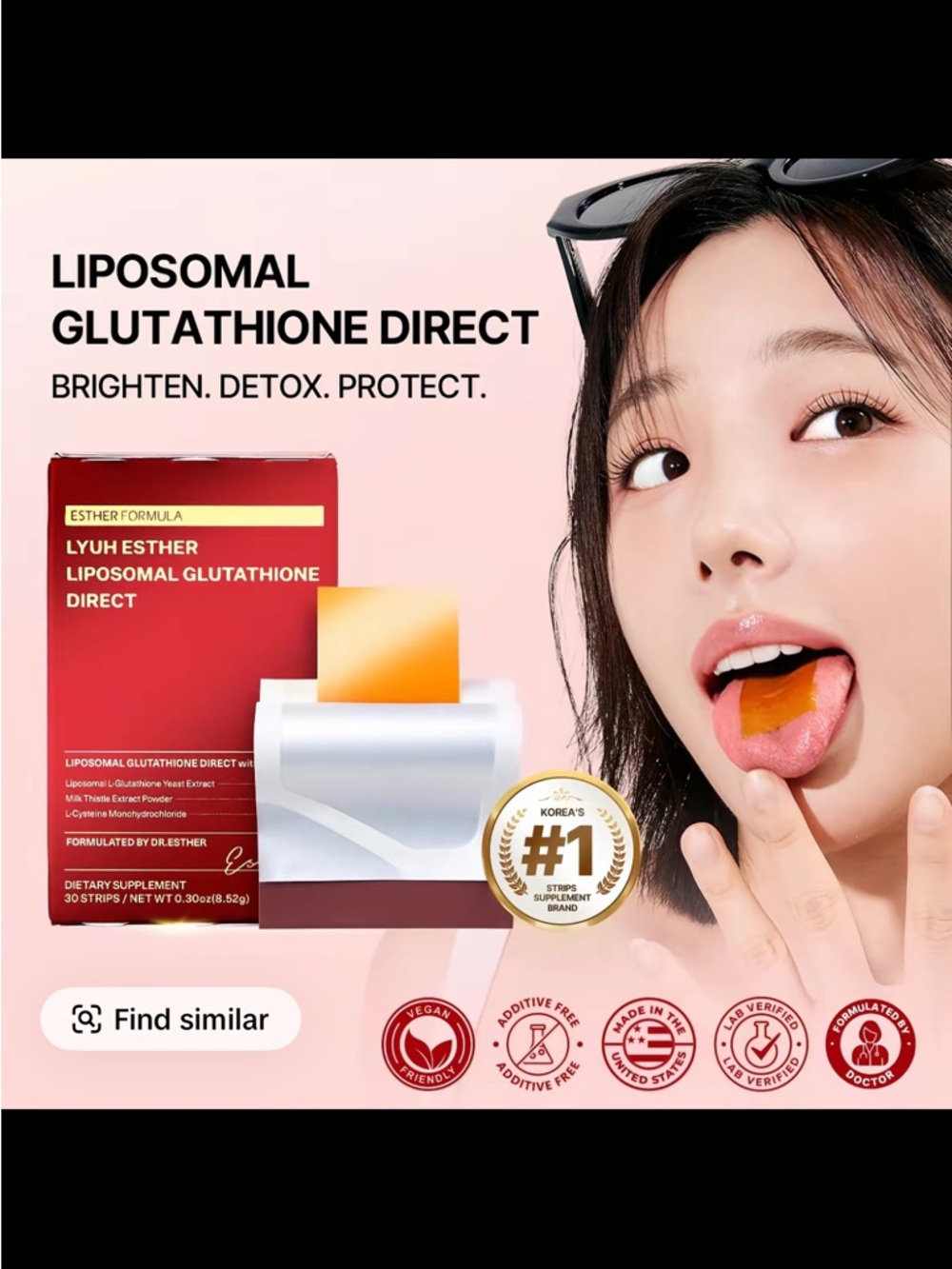 ESTHER FORMULA Strips, Korean Beauty, Skin Tone Care, K-Beauty, Inner Beauty
